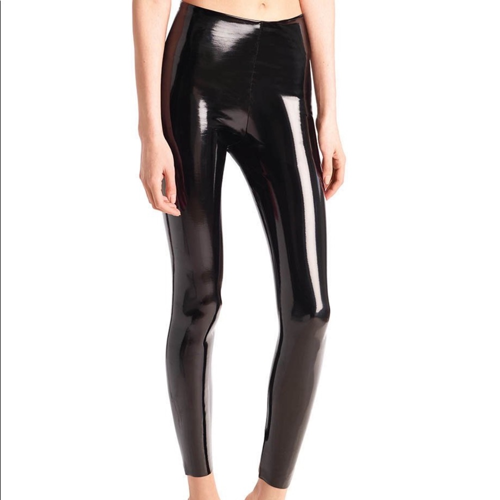 Faux Patent Leather Legging